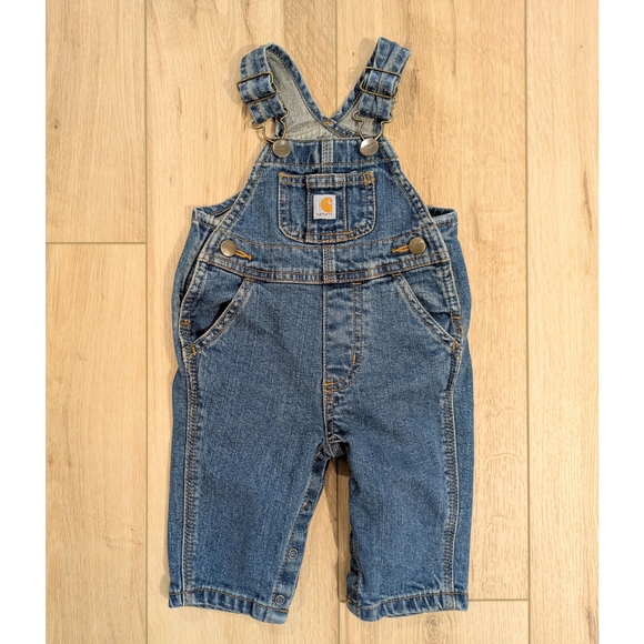 Carhartt Other - Carhartt Blue Denim Kids Overalls